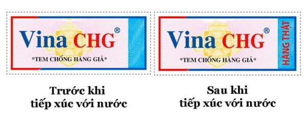 Tem chống giả công nghệ nước