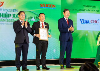 Vina CHG nhận giải thưởng Doanh nghiệp xanh 2023