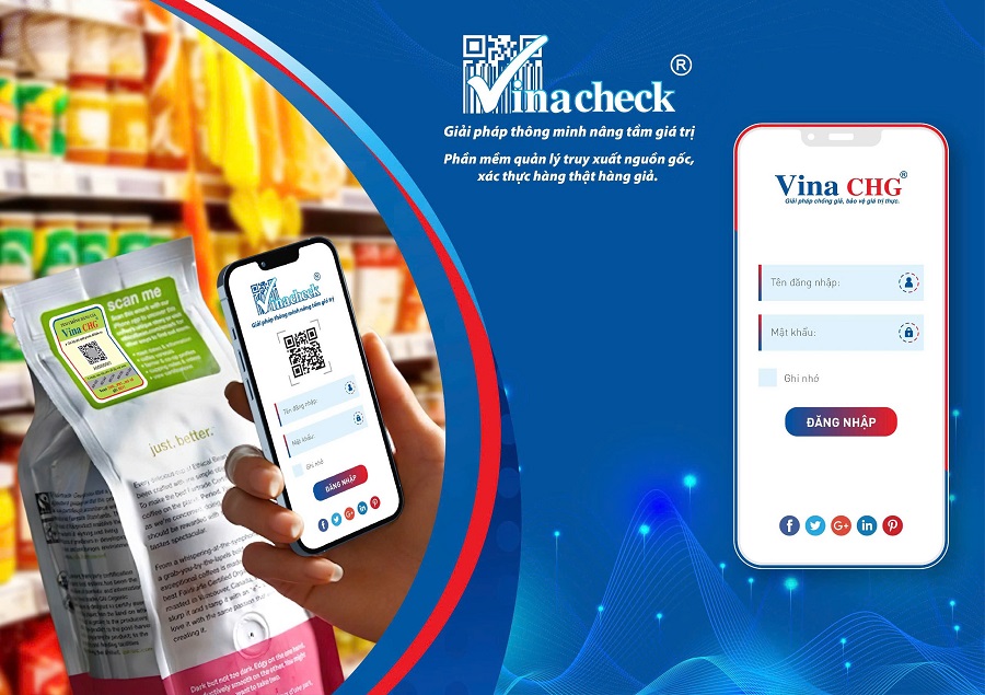 Phần mềm VinaCheck do Vina CHG nghiên cứu, phát triển và hỗ trợ cho khách hàng