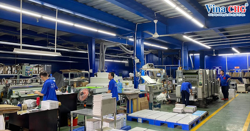 in tem chống hàng giả BCA, vinachg, nhà máy in tem chống hàng giả