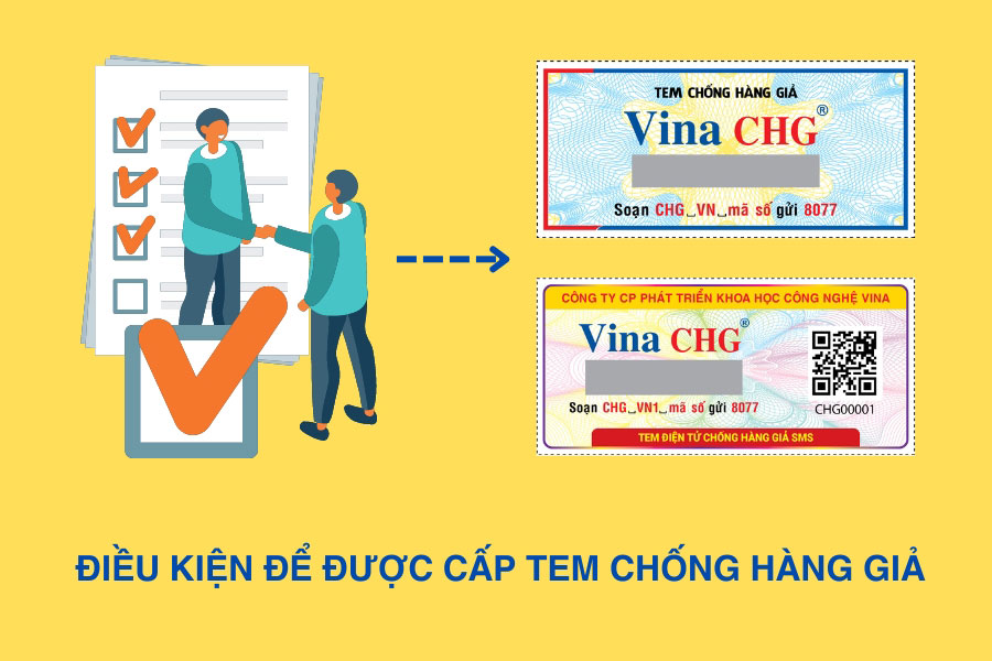 điều kiện để được in tem chống hàng giả