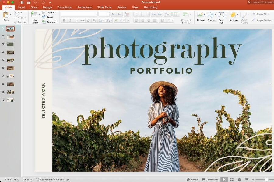 Giao diện Powerpoint