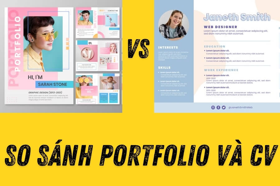 So sánh portfolio với CV