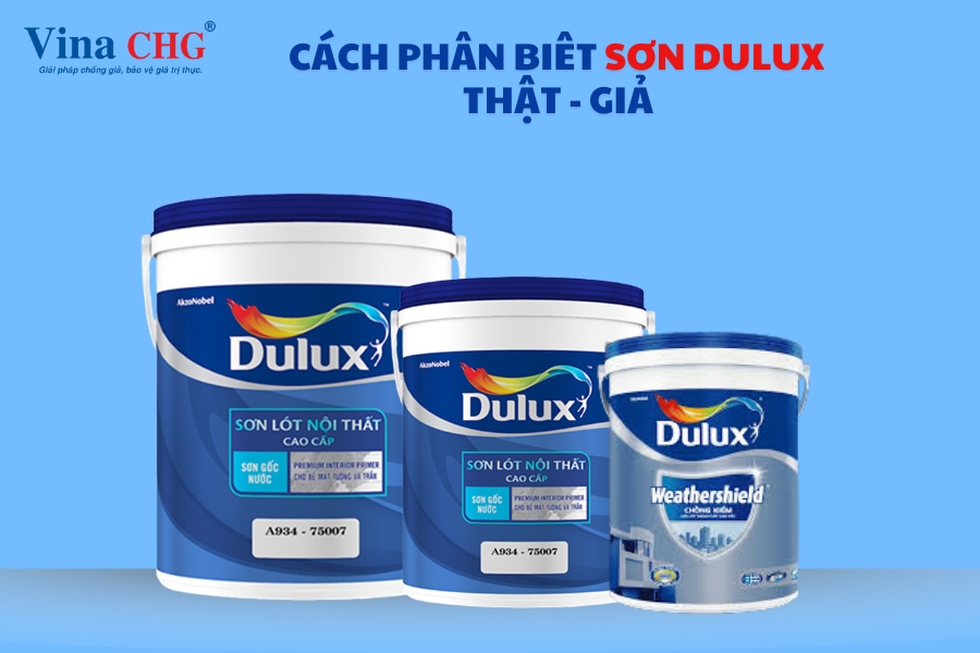 các thùng sơn dulux