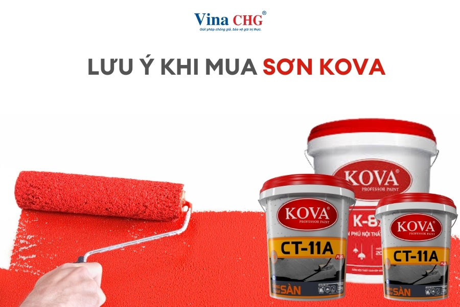 Lưu ý khi mua sơn Kova