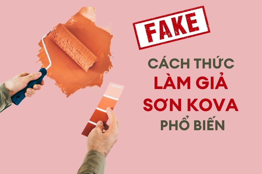 cách thức làm giả sơn kova