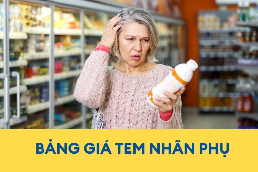 ngươi tiêu dùng xem giá tem phụ sản phẩm