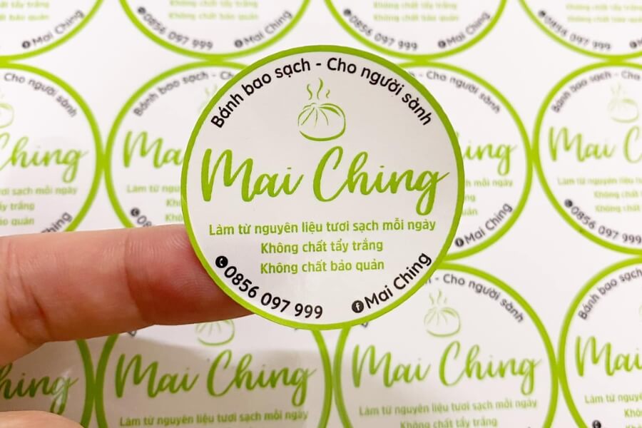 Mẫu sticker bánh bao