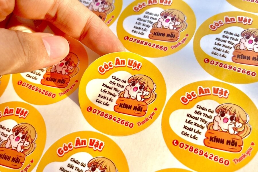 Mẫu sticker đẹp