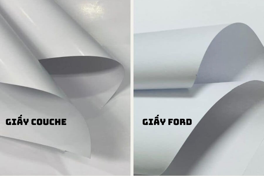 So sánh giấy couche và giấy ford