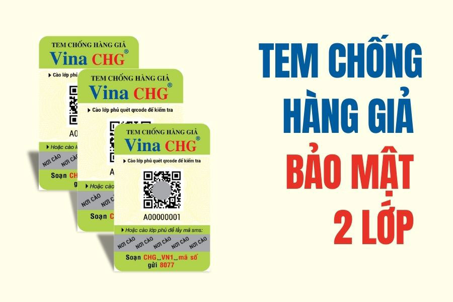 tem chống hàng giả bảo mật 2 lớp