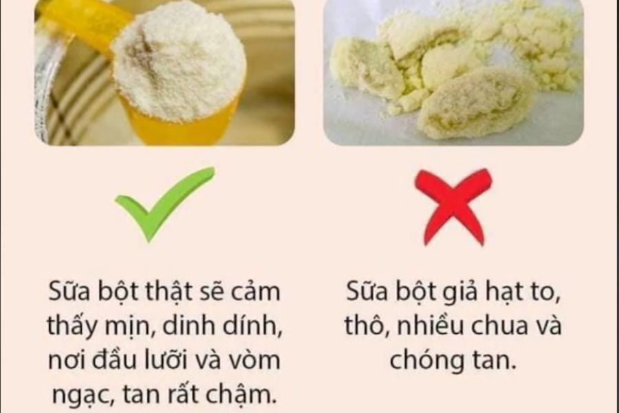 Độ mịn của sữa