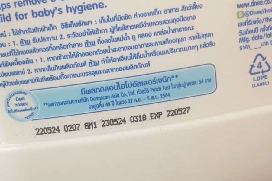 Sử dụng thông tin hạn sử dụng để phân biệt dnee thật giả