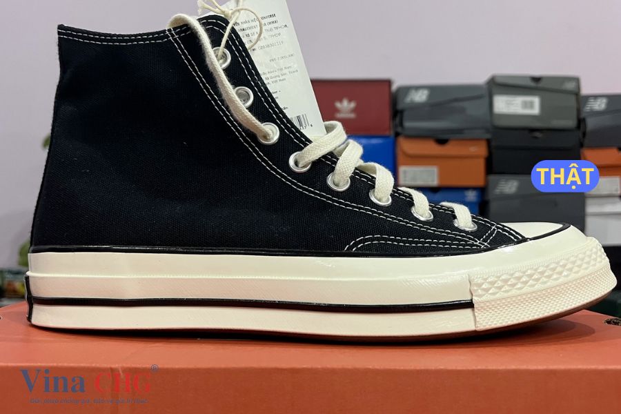 Midsole trên giày converse thật