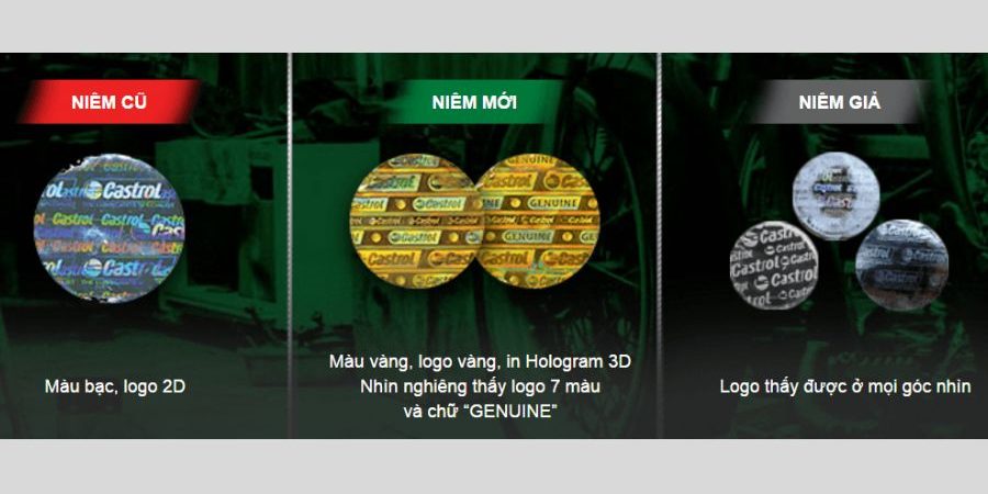 niêm phong nhớt castrol