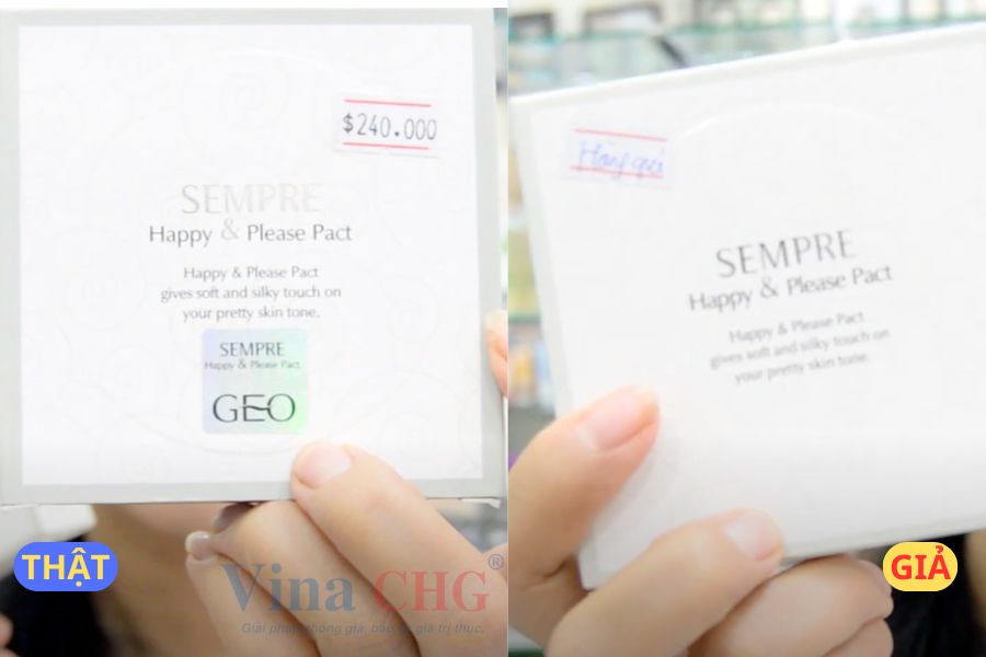 Vỏ hộp phấn GEO bên ngoài