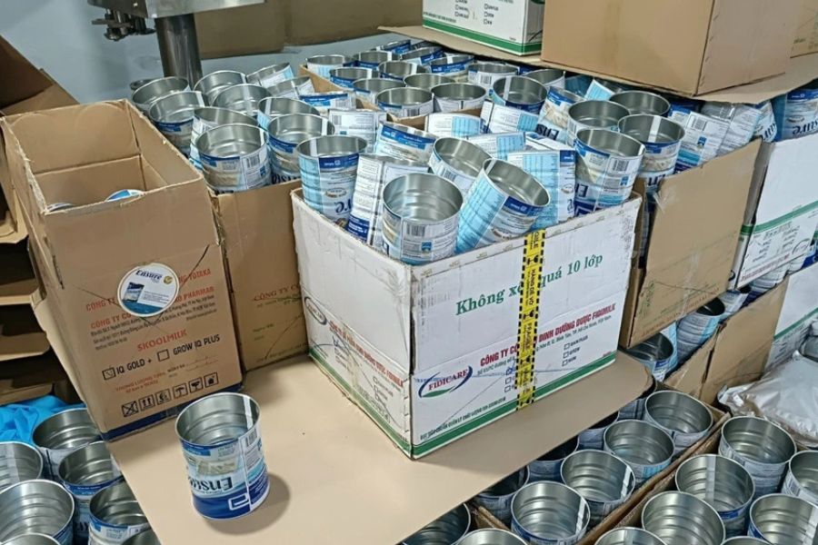 vỏ sữa ensure giả