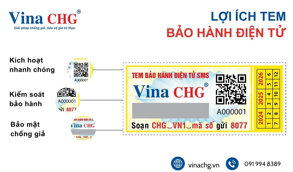tem bảo hành điện tử