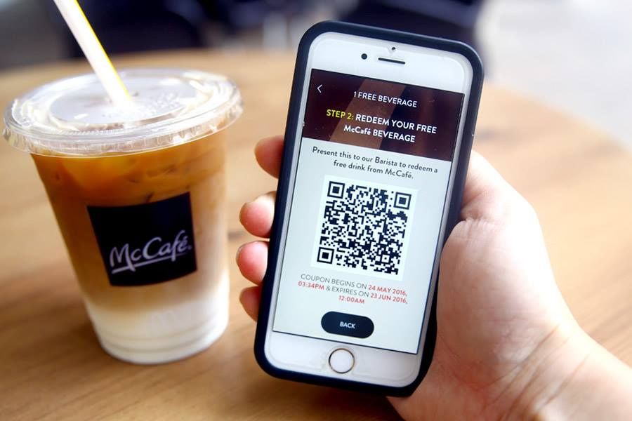 qr code cafe