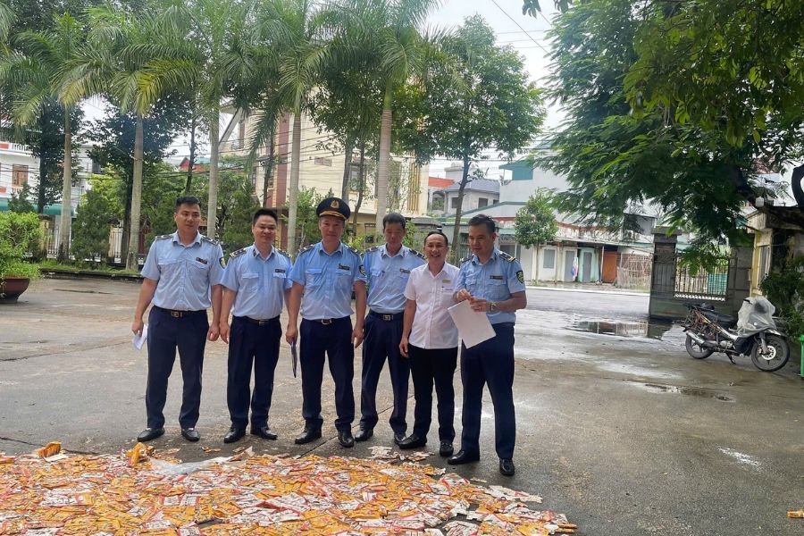 xử lý hàng giả cơ quan chức năng
