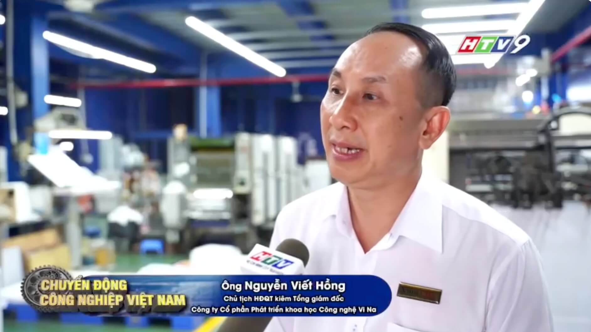 Tổng giám đốc Vina CHG trả lời đài truyền hình TPHCM tại kênh HTV9