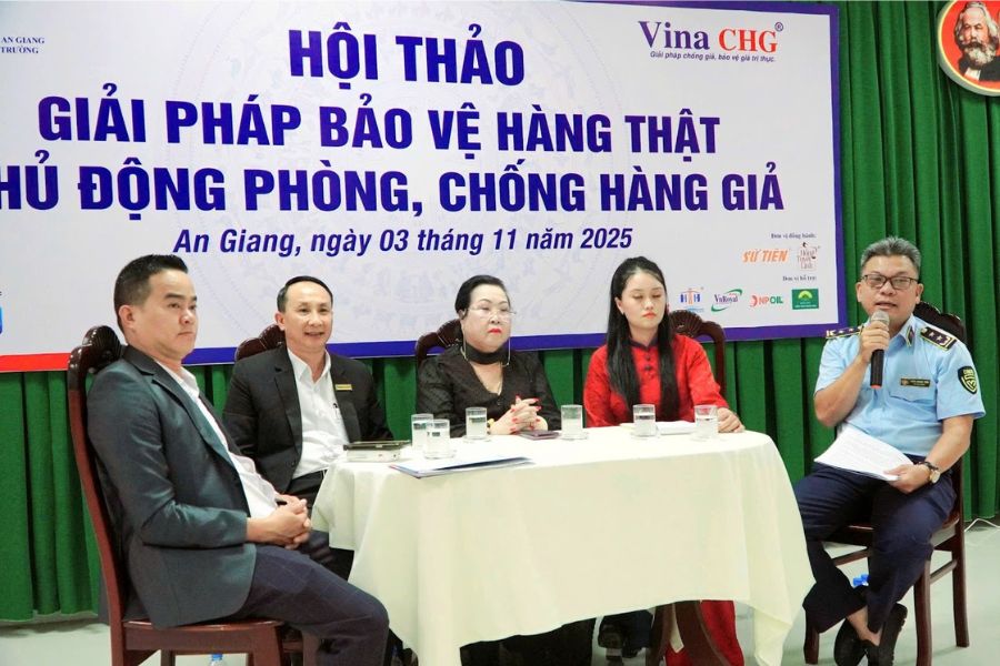 Hình ảnh buổi hội thảo An Giang do Vina CHG tổ chức
