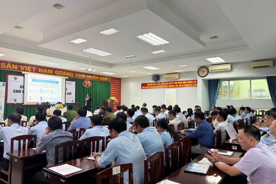 Hình ảnh buổi hội thảo An Giang do Vina CHG tổ chức