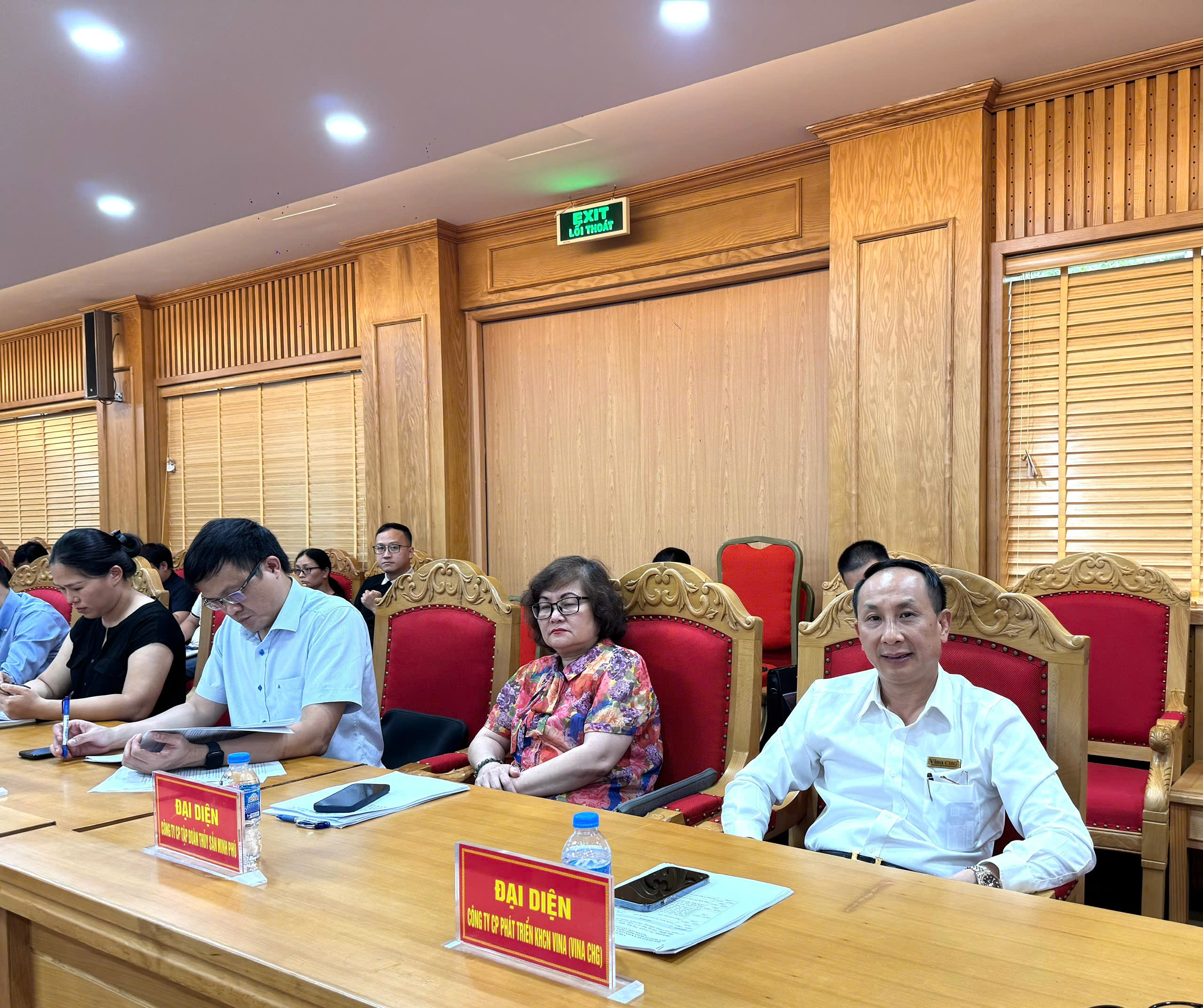 TGĐ Vina CHG tại buổi Hội thảo tại Trung tâm dữ liệu quốc gia - Bộ Công An