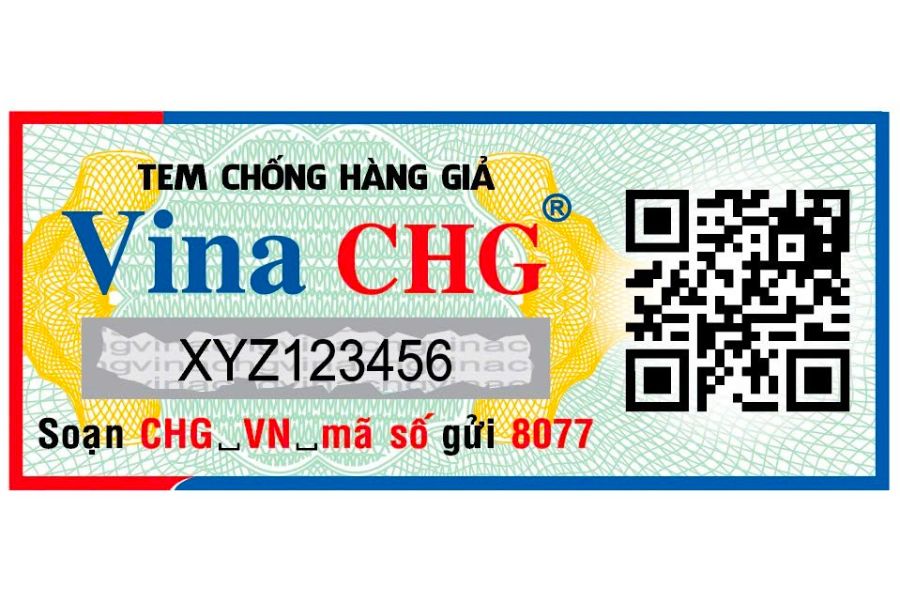 Tem nhãn chống giả của Vina CHG