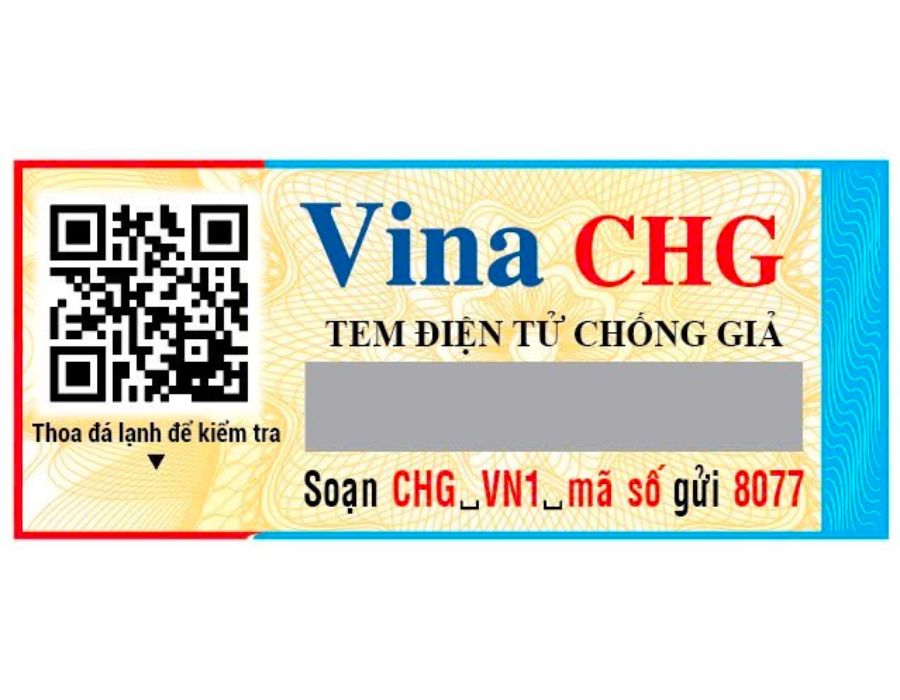Tem nhãn chống giả Vina CHG